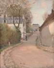 Street in Ville-dArray  (1873) Art Print