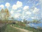Summer at Bougival 1876 Art Print