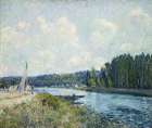 The Banks of the Oise 1877 Art Print