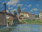 The Bridge at Villeneuve-la-Garenne (1872) Art Print