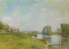 The Ile Saint-Denis 1872 Art Print