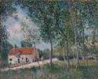 The Road from Moret to Saint-Mammes 1883 Art Print