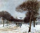 The Road to Saint-Germain 1874 Art Print