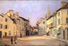 The Square at Argenteuil 1872 Art Print