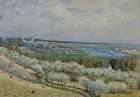 The Terrace at Saint-Germain, Spring (1875) Art Print