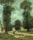 The Versailles Road 1875 Art Print