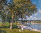 A Walnut Tree in the Thomery Meadow (1880) Art Print
