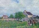 Old Cottage at Les Sablons (1885) Art Print