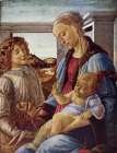 Madonna of the Eucharist ca 1470 Art Print