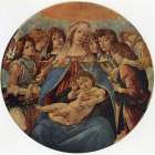Madonna of the Pomegranate ca 1487 Art Print