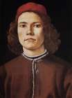 Portrait of a Young Man detail 1480 Art Print