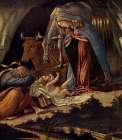 The Nativity detail Art Print