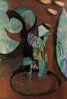 Garden at Issy 1917 Art Print