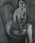 Grey Nude with Bracelet 1913 Art Print