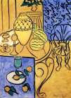 Interior, Yellow and Blue 1946 Art Print