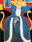 Lady in Blue 1937 Art Print