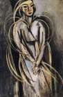 Mademoiselle Yvonne Landsberg 1914 Art Print