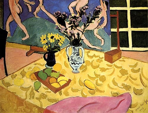 Still Life with La Danse 1909 Art Print by Henri Matisse