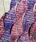 Furnishing fabric, Purple and Green Art Print