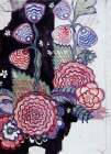 Stylised Chrysanthemums Art Print