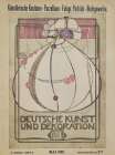 Deutsche Kunst und Dekoration Cover May 1902 Art Print