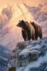 Mountain Bears I Art Print