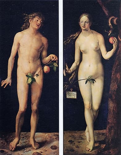 Adam and Eve 1507 Classical Print