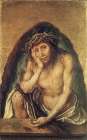 Christ as the Man of Sorrows ca 1493 Art Print