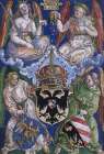 Coat of Arms of the German Empire and of Nuremberg City 1521 Art Print