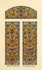 Art Nouveau Stained Glass Designs Art Print