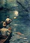 Canoers 1878 Art Print