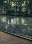 River Bank in the Rain 1875 Art Print