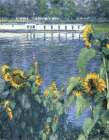 Sunflowers on the Banks of the Seine ca 1886 Art Print