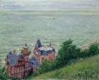Villas at Trouville 1884 Art Print