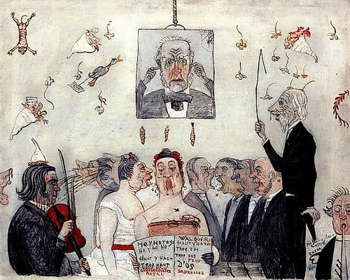 At the Conservatoire, Brussels 1902 Art Print