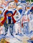 Carnival in Flanders detail ca 1920 Art Print
