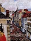 Music in the Rue de Flandre 1891 Art Print
