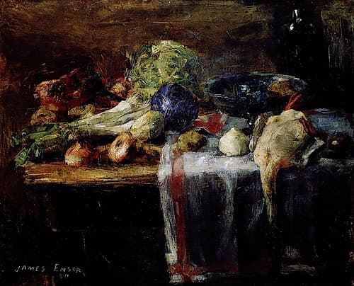 Still Life with Duck 1880 Art Print