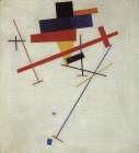 Suprematism painting 1915 Art Print