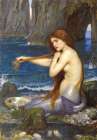 A Mermaid 1900 Art Print