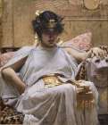 Cleopatra ca 1887 Art Print