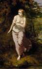 Musidora Bathing 1849 Art Print