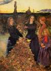 Autumn Leaves 1855 Art Print