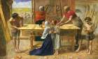 Christ in the Carpenters Shop 1849 Art Print