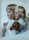 Conrad Herbert and Violet Flower 1885 Art Print