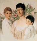 Mrs Henry Edmund Christy and Sons 1900 Art Print