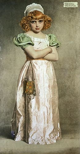 My Lady Greensleeves 1892 Art Print