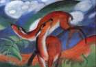 Red Deer II 1912 Art Print