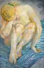 Study Female Nude 1909 Art Print