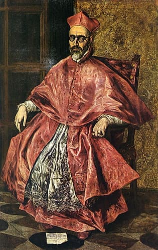 Cardinal Fernando Nino de Guevara ca 1600 Renaissance Print